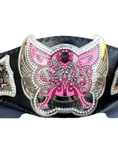 Divas Women World Wrestling Championship Replica Title Belt Leather adult size - Picture 1 of 5