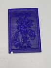 1 Yugioh Collectible Trading Card Blue Hard Plastic Tile Card Yugioh