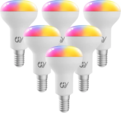 Lampadina Wifi Smart LED R50, 7W Lampadine a E14 Casa Intelligente 620Lm,Multico - Immagine 1 di 4