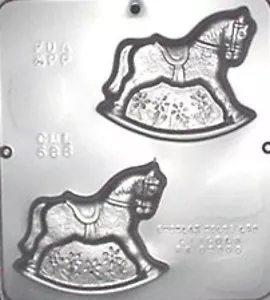 Rocking Horse Chocolate Candy Mold Baby Shower 688 NEW - Picture 1 of 2