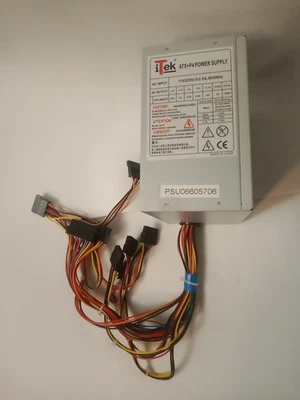 ✅ Alimentatore Itek ITPS500 500W Per PC Desktop con Ventola e Protezioni ATX - Immagine 1 di 4