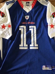 Larry Fitzgerald 2009 Pro Bowl Jersey Reebok Size 52 XL - Picture 1 of 5