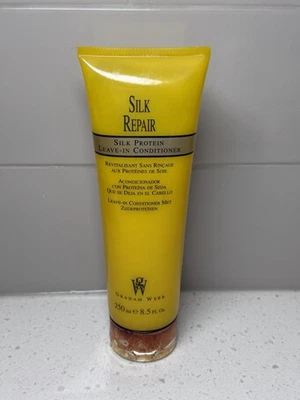 GRAHAM WEBB SILK REPAIR PROTEÍNA SEDA ACONDICIONADOR SIN ENJUAGUE 8,5 oz. Ver descripción Foto 1 de 3