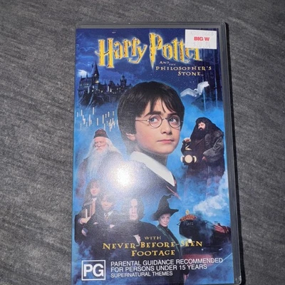 Harry Potter and the Philosophers Stone VHS Video Tape Cassette, 2002, Fantasy - Image 1 of 4