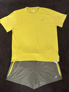 New Balance Men's Training Tshirt And Shorts XXL - Picture 1 of 10