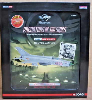 Corgi PR99404 Mig-21 PF - FISHBED D Nguyen Van Coc Diecast  1/72 - Image 1 of 4