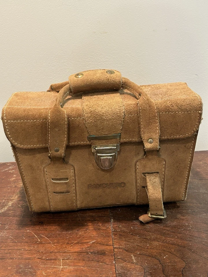Bolso Fotógrafo Ranchero R 630 De Colección Grano Superior Cuero de Vaca Gamuza Hecho en EE. UU. Foto 1 de 4