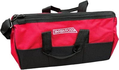 Barbarossa 16" Tool Bag Heavy Duty Nylon Tool Bag - Red 40cm x 25cm - Image 1 of 3