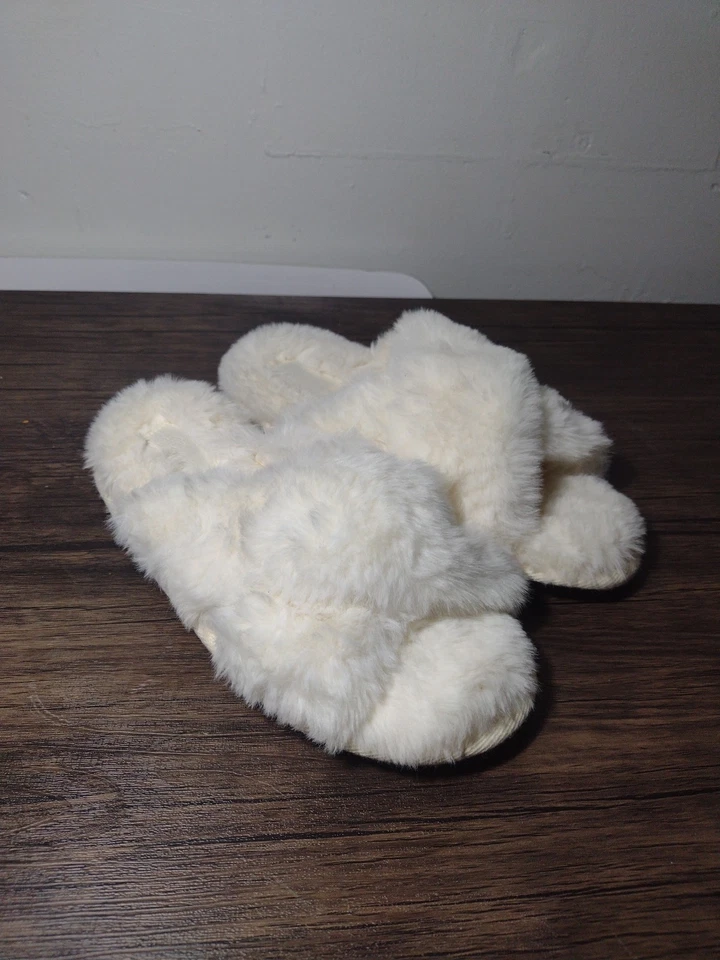 Toboganes para dormitorio Pink Fury blancos para mujer talla pequeña (5-6) pequeña Foto 1 de 4