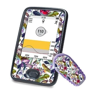 Adesivo per Dexcom G6 Sticker (Ricevitore+Trasmettitore) - Wild Flowers Dia - Picture 1 of 2