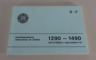 Manuale Operativo Steyr LKW 1290 / 1490 V8 Aggiornato 08/1974 - Immagine 1 di 4