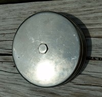 Patterson Fire Bell Metal Chrome Wind-Up Vintage Working Condition