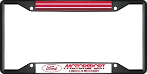 Marco de matrícula negro para Ford Motorsport Lincoln Mercury - Imagen 1 de 1