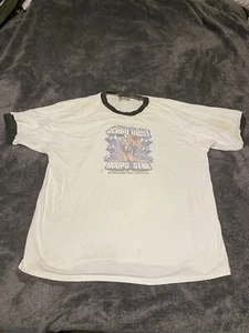 Jerry West Ringer Tee Los Angeles LA Lakers Hardwood Classics NBA T-Shirt 2XL - Picture 1 of 9