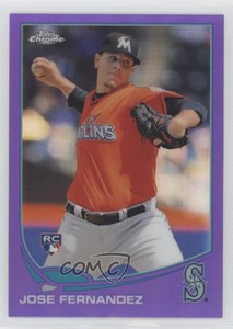 2013 Topps Chrome Retail Purple Refractor Jose Fernandez #32 Rookie RC