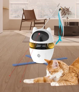 Giocattolo per Gatti 3 IN 1 Gatti Pista di Sfere Automatico Laser Robot Interattivo - Foto 1 di 10