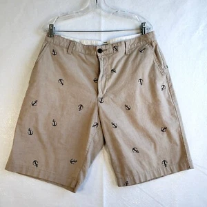 Dockers Shorts Herren W33 beige Boot Anker Print Levi Strauss & Co Bermuda Sommer - Bild 1 von 12