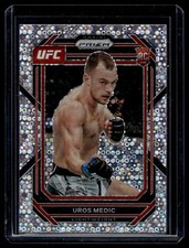 Uros Medic 2023 Panini Prizm UFC Disco Prizm Rookie Card  #158