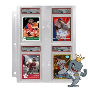Ultra Pro 4-Pocket Page for Graded Beckett Slabs FREE SHIP - Picture 1 of 1