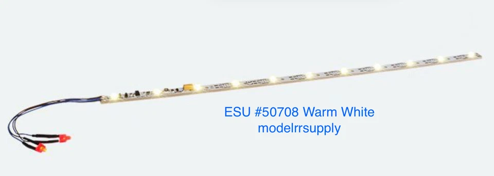 New ESU Loksound 50708 Passenger Car Lighting Kit - Warm White 2 red Tail lights - Image 1 of 1