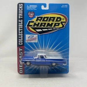 1998 Road Champs 1:43 Blue 1959 El Camino Classic Collection - Picture 1 of 6