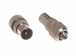 240 X Conectores De Cable Aéreo Coaxial Macho | Onestopdiy Nuevo - Imagen 1 de 1