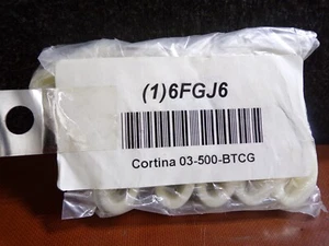 Barrier Tape Clip 03-500-BTC 1 1/2 in Ht 5" L White ABS Plastic 1/2" W (5PK) (G) - Picture 1 of 3