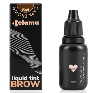 Brow Liquid Tint Belamu - Professional Hybrid Eyebrow Dye: 4 Shades, 15 ml - Picture 1 of 26