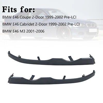 Rellenos de faros imprimados para BMW Serie 3 2000-2003 M3 E46 cupé 01-2006 Foto 1 de 4