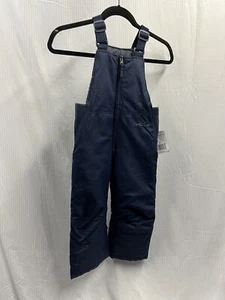 New Size 4T Artix Navy Blue Insulated Bib Overalls - Picture 1 of 9