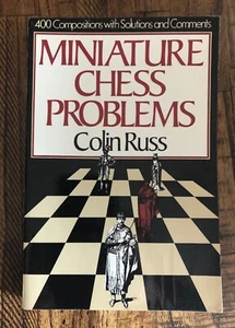 Miniature Chess Problems By Colin Russ 1981 - Chess Book - Foto 1 di 5