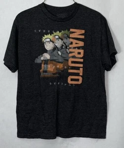 Naruto: Naruto SHIPPUDEN Collection Boys Graphic T-Shirt- Size XL Grey - Picture 1 of 3