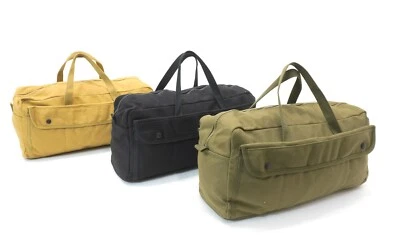 2 Sizes - Heavy Duty Canvas Tool Bag Holdall Tough Durable Work Military - Image 1 of 4