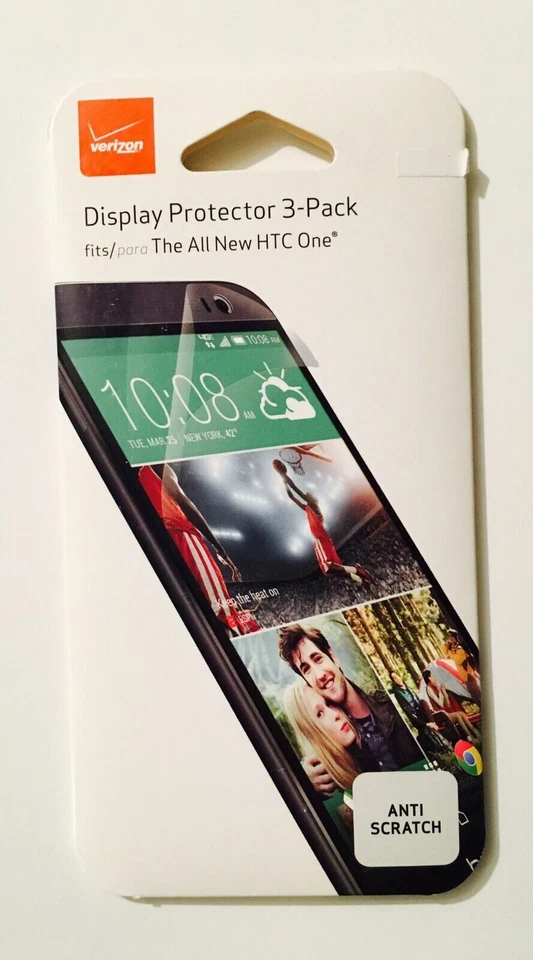 Verizon Anti-Scratch Display Protector 3-Pack The all new HTC One - Image 1 of 2