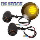 Motorcycle Turn Signal Blinker Amber Lights for Yamaha Road Star Raider SCL PW50