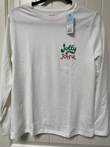 Cat and Jack Long Sleeve Jolly & Joyful Shirt. NWT Size Large. - Picture 1 of 3