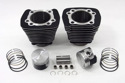 Sportster 1200cc Cylinder and Piston Kit Black fits Harley Davidson - Image 1 of 3