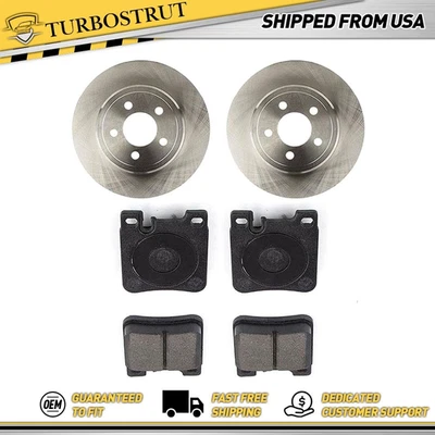 Rotores de freno traseros OE pastillas de freno para Mercedes-Benz SL500 1996-2002 5,0 L Foto 1 de 4