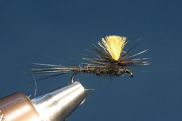 Fliegentom Trockenfliege - 3 Stück schwarze Parachute - Bild 1 von 1