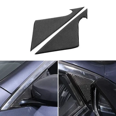 Espejo retrovisor lateral de fibra de carbono moldura de pilar A para Infiniti G37 sedán 2007-2013 Foto 1 de 4