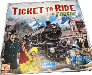 Ticket To Ride Board Game Europe Days Of Wonder By Alan R. Moon Ages 8+ ** - Picture 1 of 7