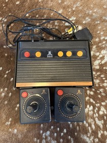 Atari Flashback 4 Atari 2600 Classic Game Console 2 Joysticks RCA AV Black