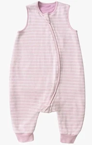 Tada Musselin Schlafsack Bio Baumwolle 100% Marinowolle Futter 0-6 rosa - Bild 1 von 5