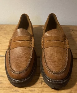 G H Bass Weejuns braun hellbraun Teil Wildleder Halbschuhe Schuhe Gr. 8 / 42 neu ohne Karton - Bild 1 von 7