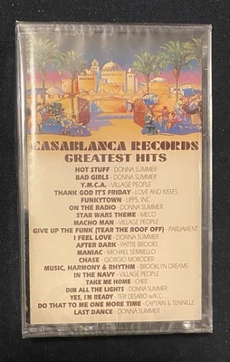 Casablanca Records Greatest Hits Disco Cassette Brand New Sealed Free Shipping Foto 1 de 3
