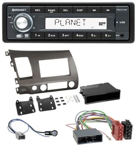 Continental MP3 AUX USB DAB 1DIN Autoradio für Honda Civic Hybrid FD3 06-10 anth - Bild 1 von 10