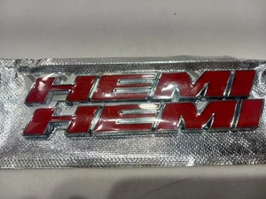 OEM DODGE CHALLENGER CHARGER 1 "392" + 2 "HEMI"  Badges NEW Ships Same Day - Picture 1 of 3
