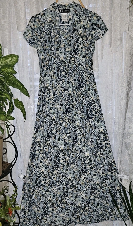 Vestido floral largo vintage de los años 90 para mujer All That Jaxz A Chorus Line Co. Prairie  Foto 1 de 4
