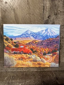 "Red Truck-en", (1) Leanin Tree Birthday Card, With (1) Envelope Rare New - Picture 1 of 4
