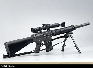 1:6 Scale Rifle Weapon Gun Model for 12'' Male Action Figure Soldier Toy - Picture 1 of 6